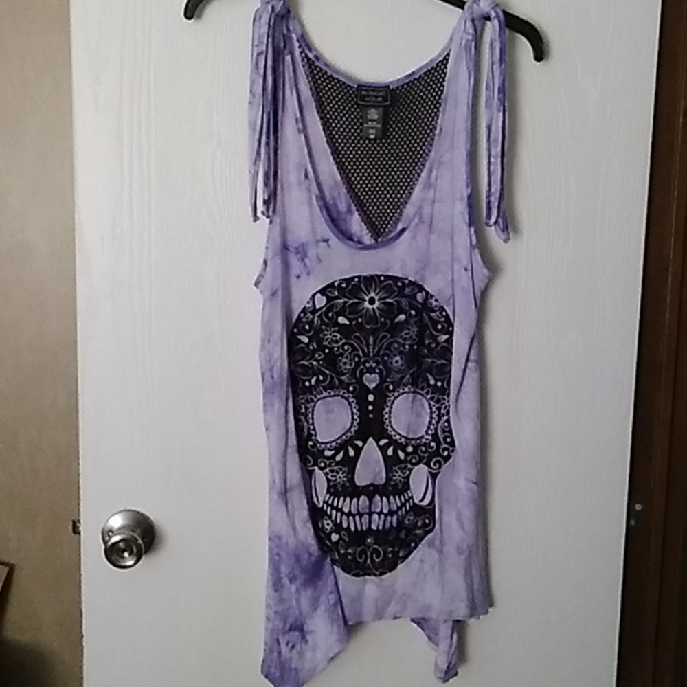 Midnight Hour Sugar Skull Tank